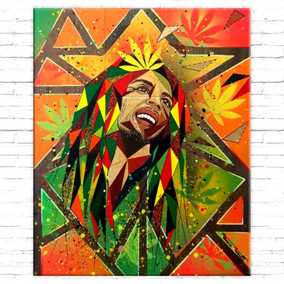 Bob Marley Low Poly