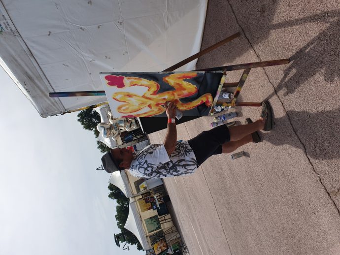 Florence FABRIS Artiste Peintre et Tatoueuse à Nice ❤️ French Artist 🎨 Painter 💉 Tattoist