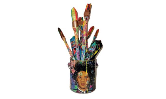 Artist's Soul Flowers Basquiat
