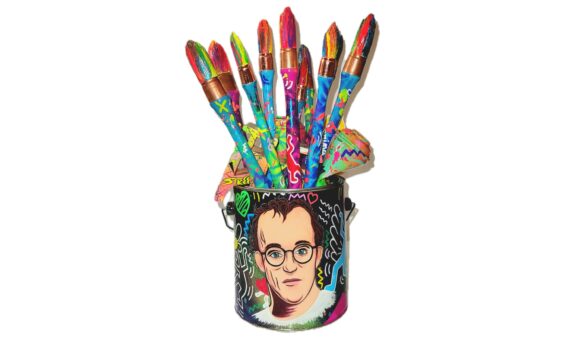 Artist's Soul Flowers Keith Haring
