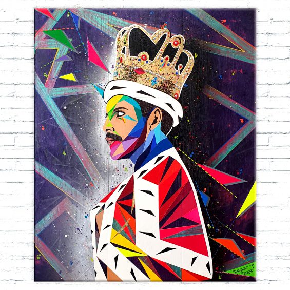 Freddie Mercury Low Poly